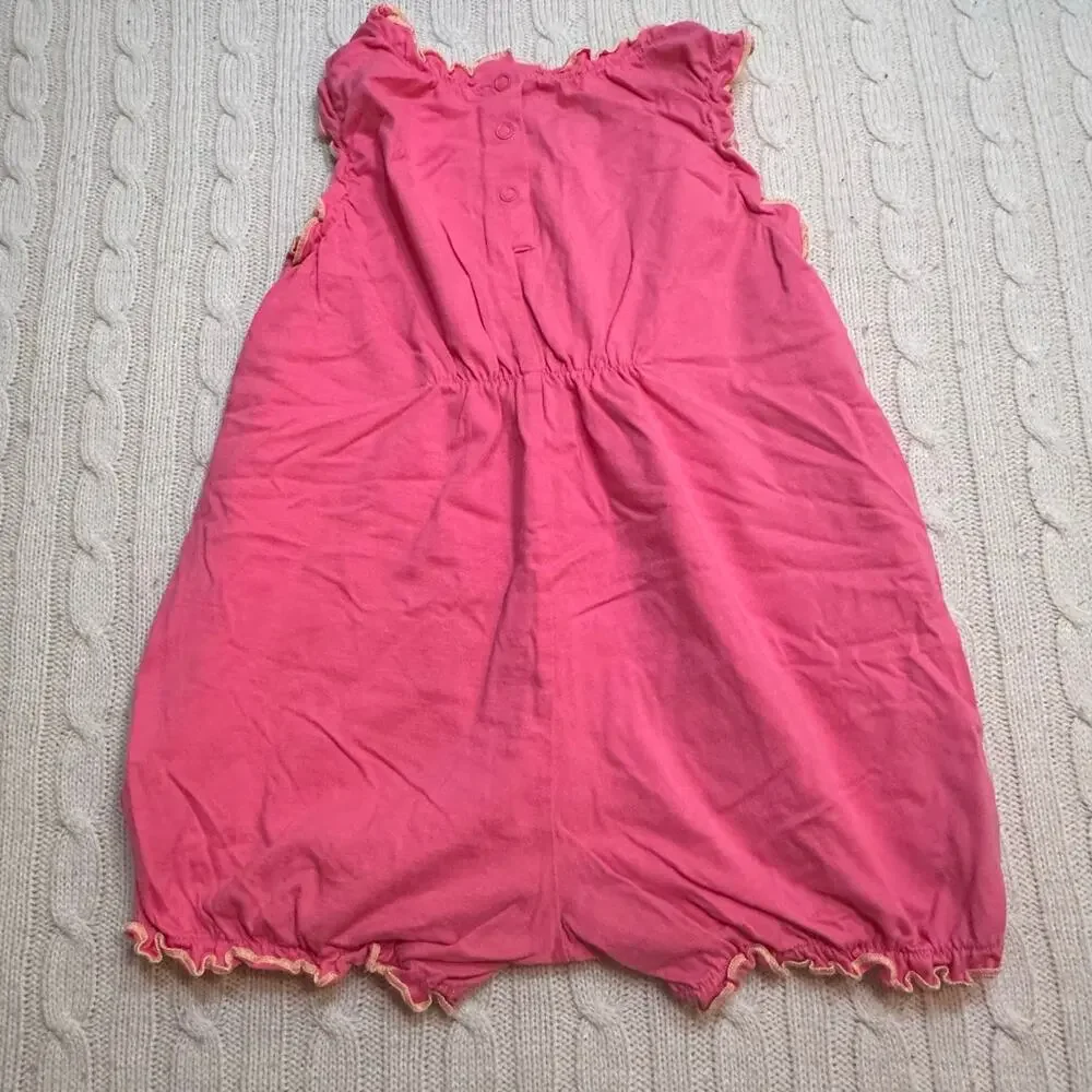 Pink Talbot Romper sz 24 months Baby Girl Bubble Romper